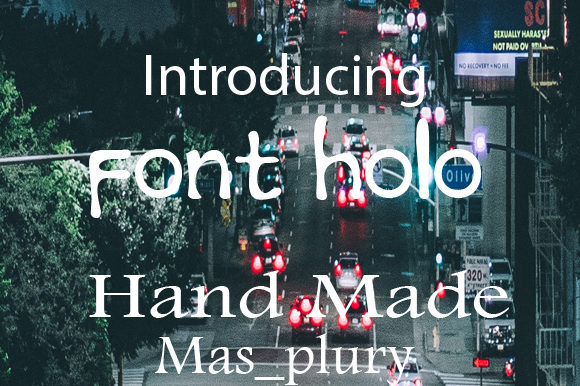 Font Holo: A Simple Typeface with Timeless Appeal
