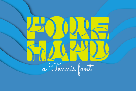 Forehand Font: A Playful Typeface for Modern Designers