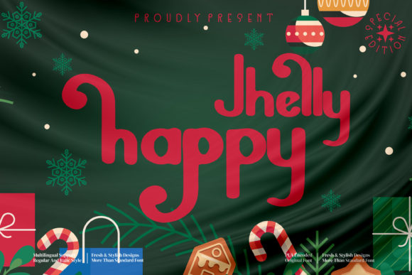 Happy Jhelly Font: A Playful Sans Serif for Modern Brands