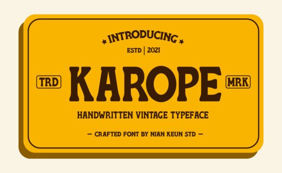 Karepo Font: A Dynamic Serif for Bold Branding