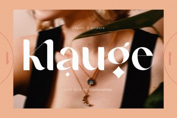 Klauge Font: A Stylish Sans Typeface with a Magical Edge