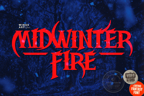 Midwinter Fire: Unleash Dark Elegance in Your Designs