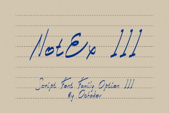 Notex III Font: A Sweet and Whimsical Script for Creative Projects