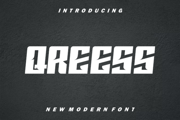 Qreess Font: A Modern Display Typeface for Bold Creators