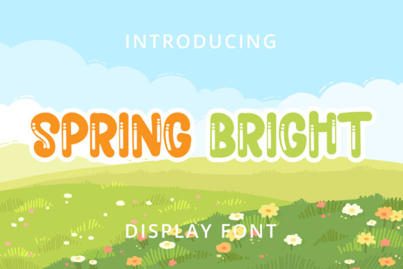 Spring Bright Font: A Playful Typeface for Bold Projects
