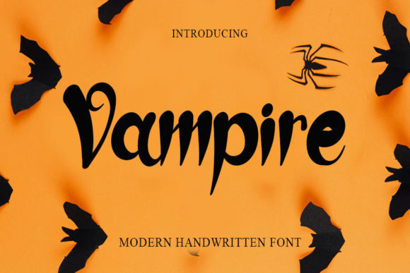 Vampire Font: A Handwritten Typeface with Stunning Impact